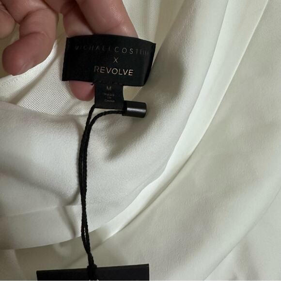 REVOLVE Women's Ava Dress in Ivory by Michael Costello size Medium NWT - Picture 6 of 9